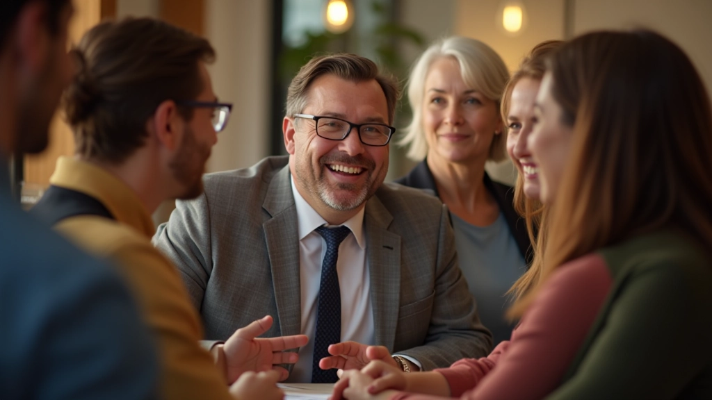 Absolventen von Giraffensprache Kursen in Gespräch